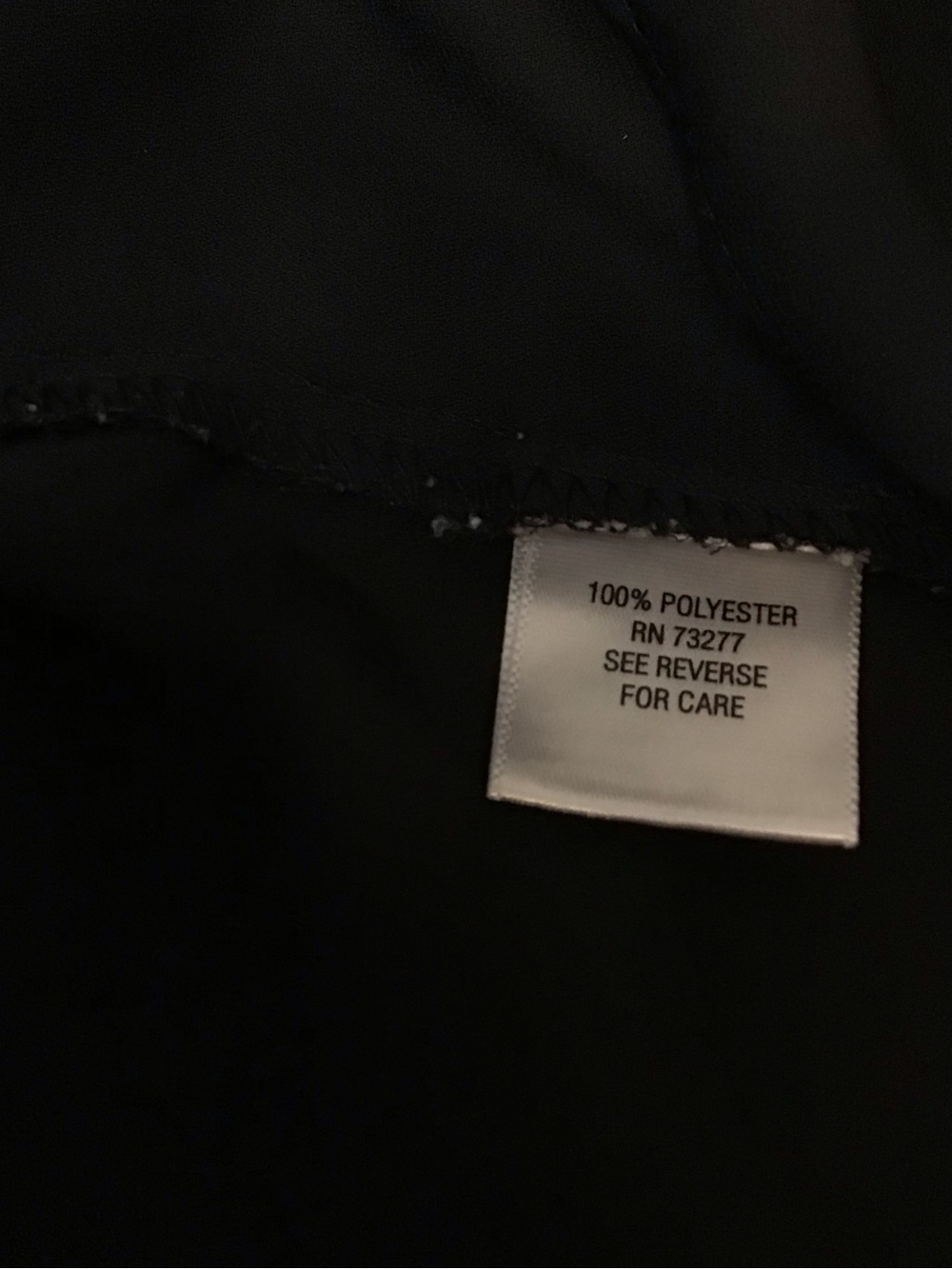237 Apt. 9 Sleeveless Collared Button-Front Tunic Split in back- Black - Picture 5 of 7